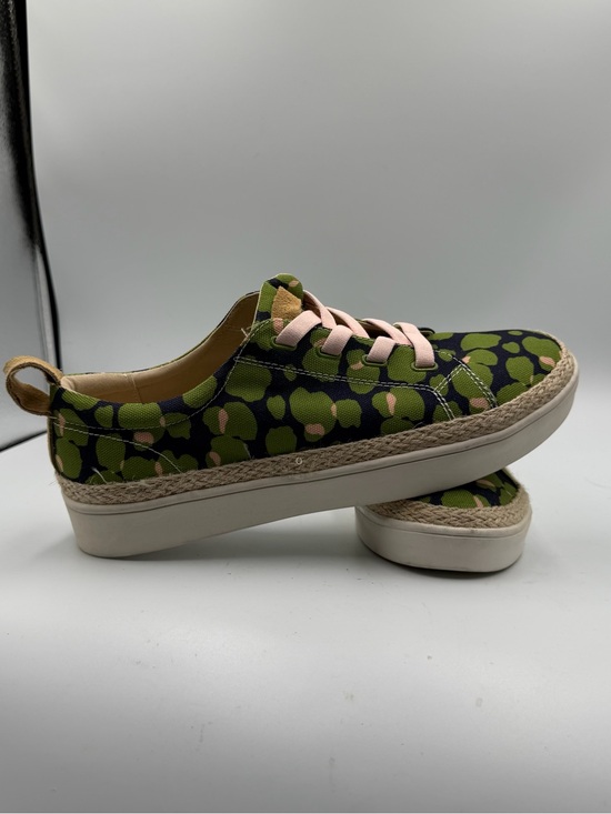 Spenco Shoes - Spenco Camo Platform Sneakers Pink Green Espadrille Shoes Women’s 12